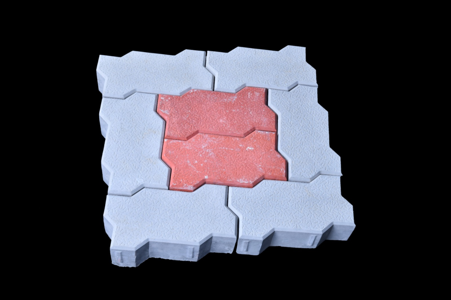 Combined Colour Zigzag Pavers - Vincon Paver Blocks image 3