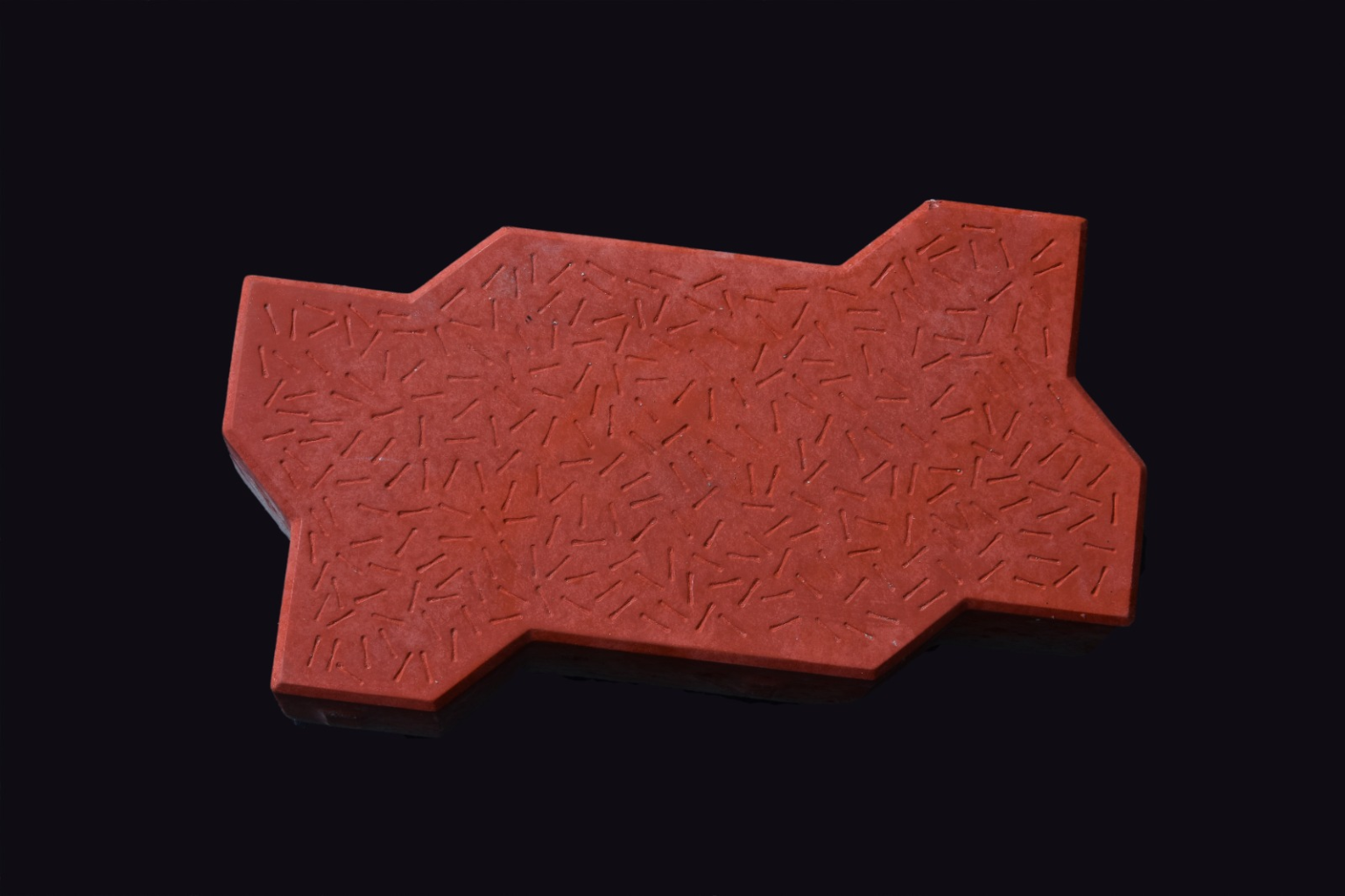 Zig Zag Pavers Red