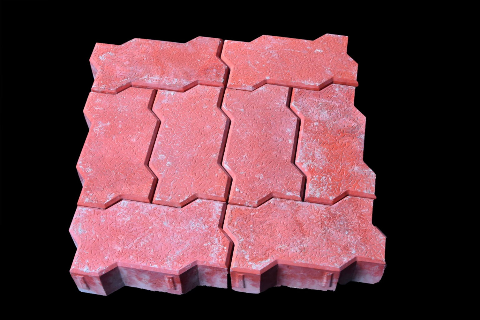 Red Zigzag Paver Block - Vincon Paver Blocks image 2