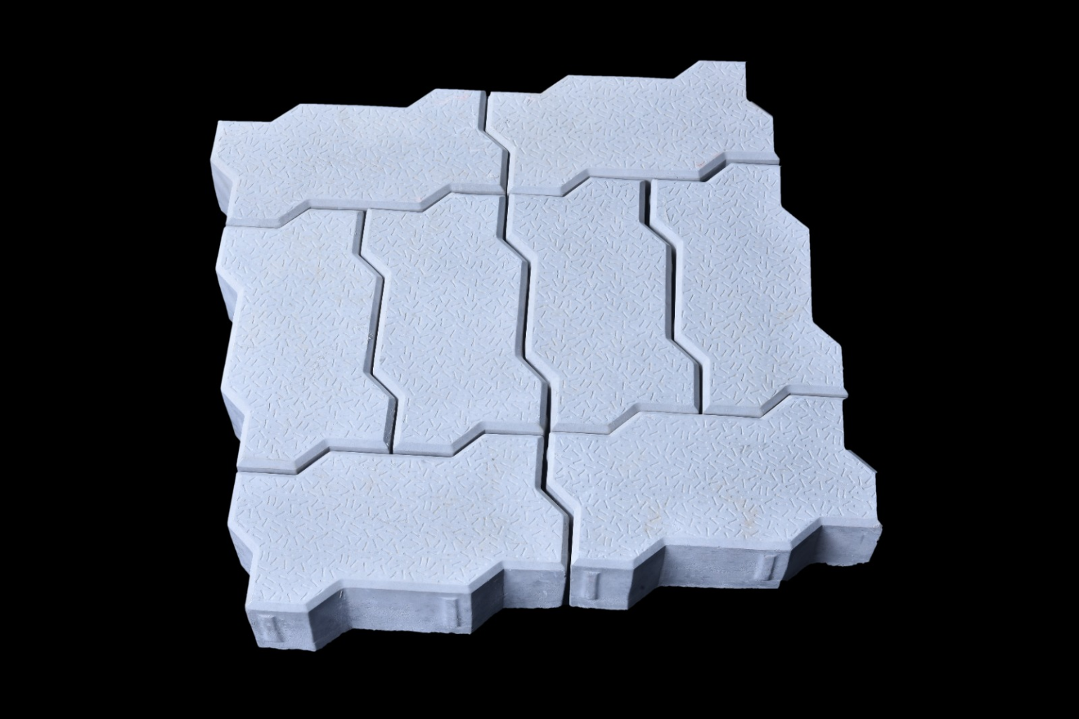 White Zigzag Paver Block - Vincon Paver Blocks image 4
