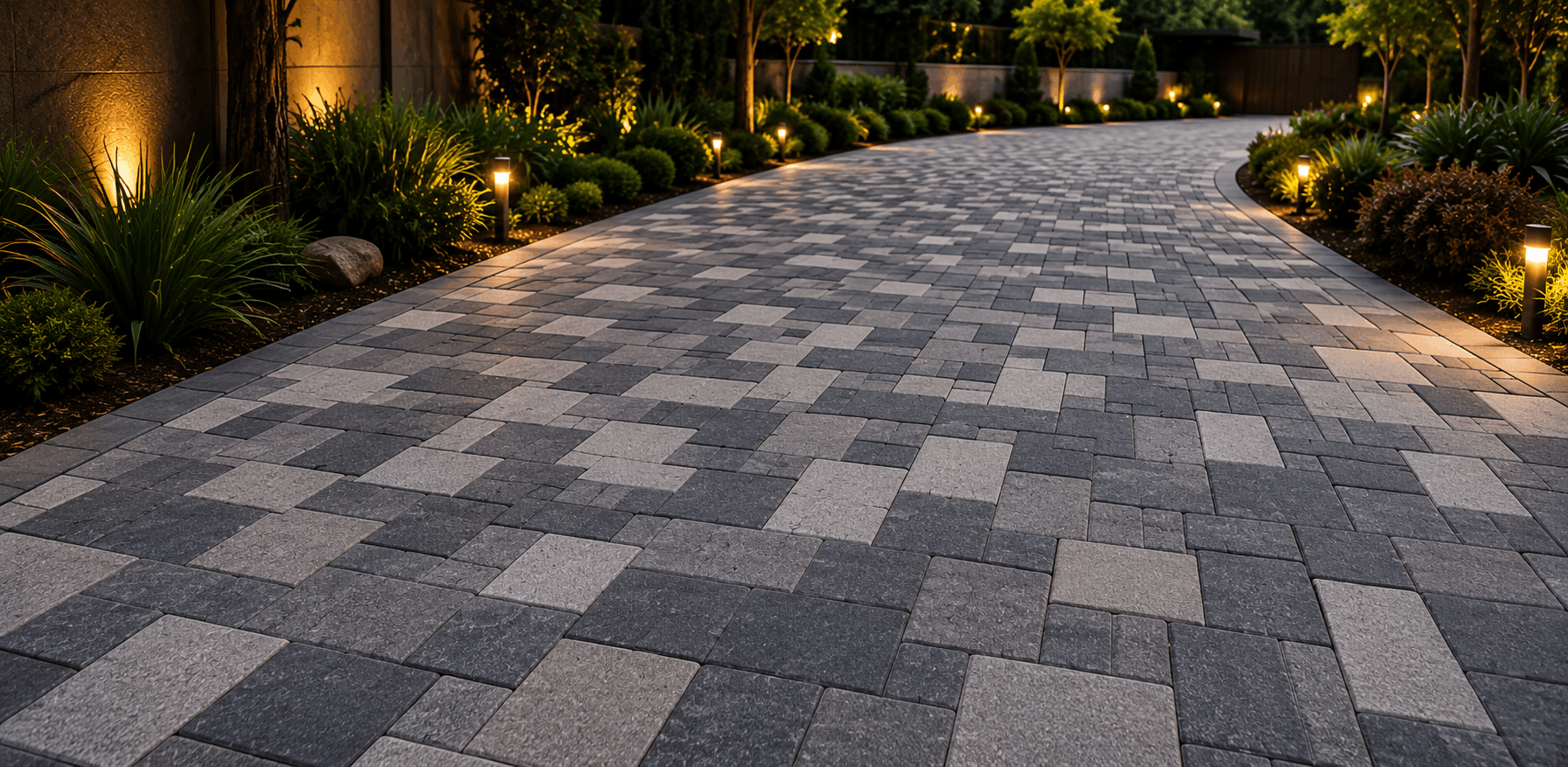 Durable paver pathway